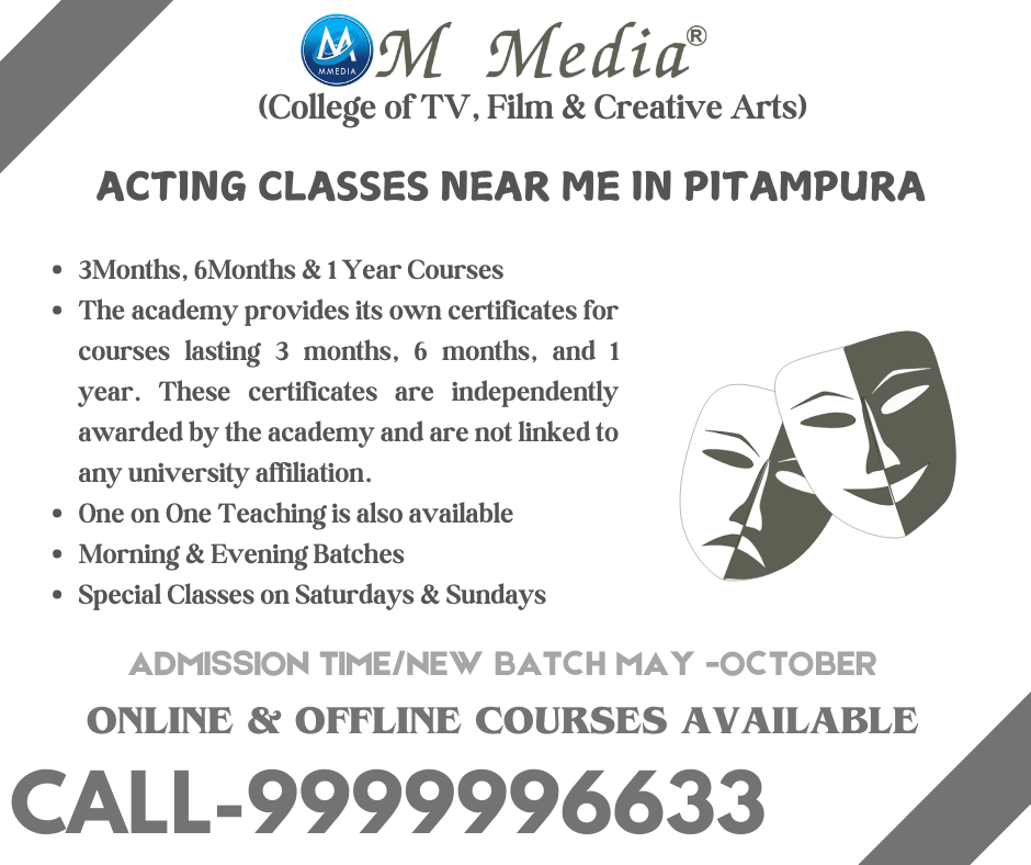 Acting Classes Near Me In Pitampura