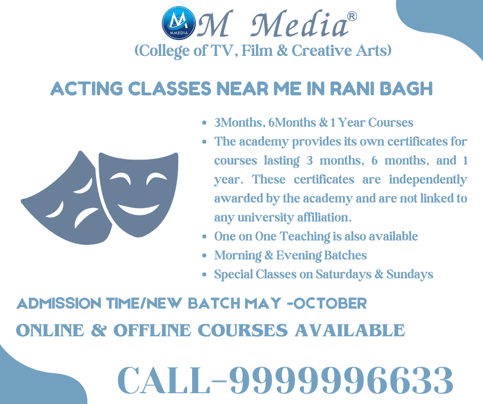 Acting Classes Near Me In Rani Bagh