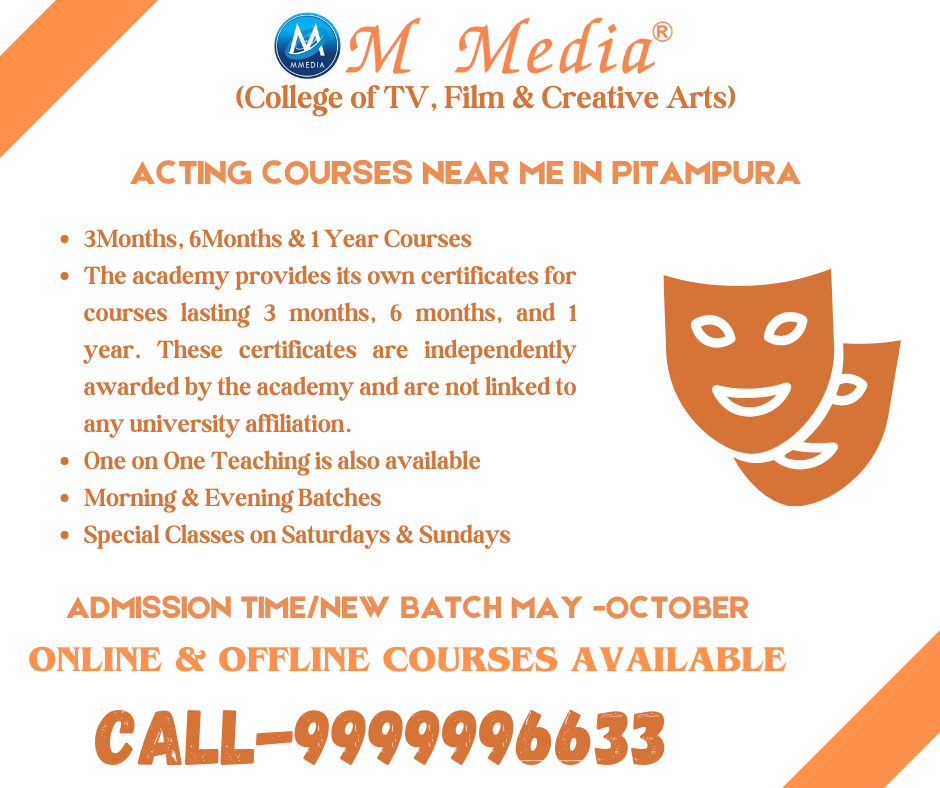 Acting Courses Near Me In Pitampura