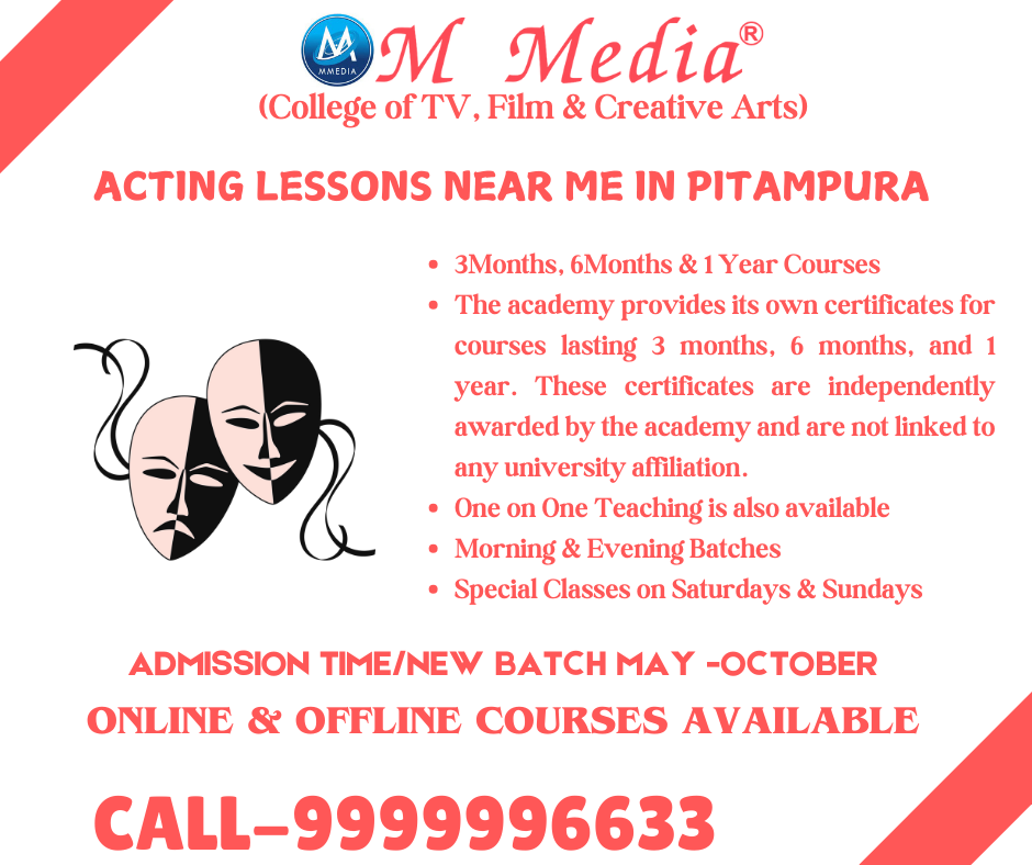 Acting Lessons Near Me In Pitampura