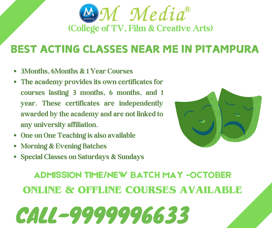 Best Acting Classes Near Me In Pitampura