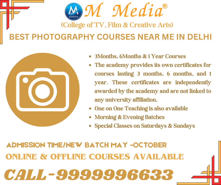 Best Photography Courses Near Me In Delhi