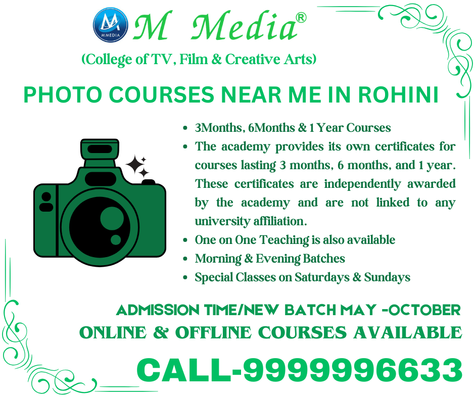 Photo courses near me in Rohini