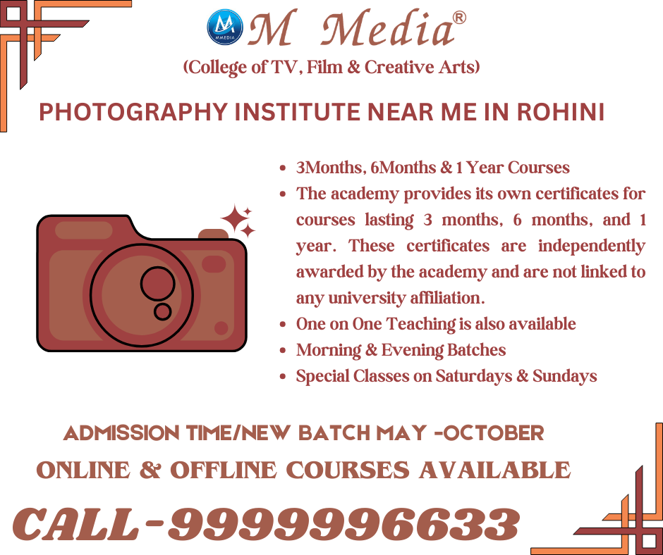 Photography Institute Near Me In Delhi