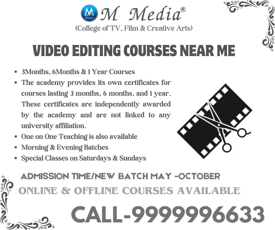 Video Editing Course Near Me