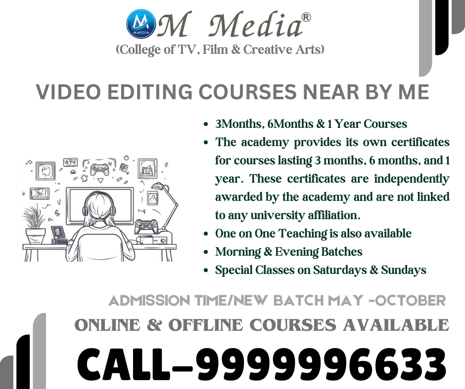 Video Editing Courses Near By Me