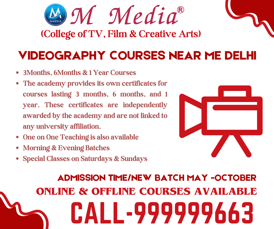 Videography Course Near Me In Delhi