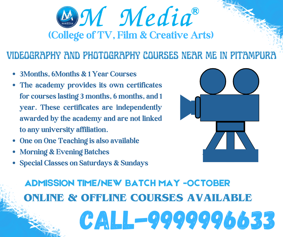 Videography & Photography Course Near Me In Pitampura