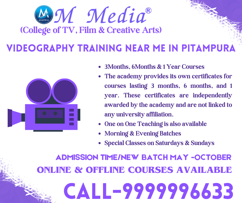 Videography Training Near Me In Pitampura