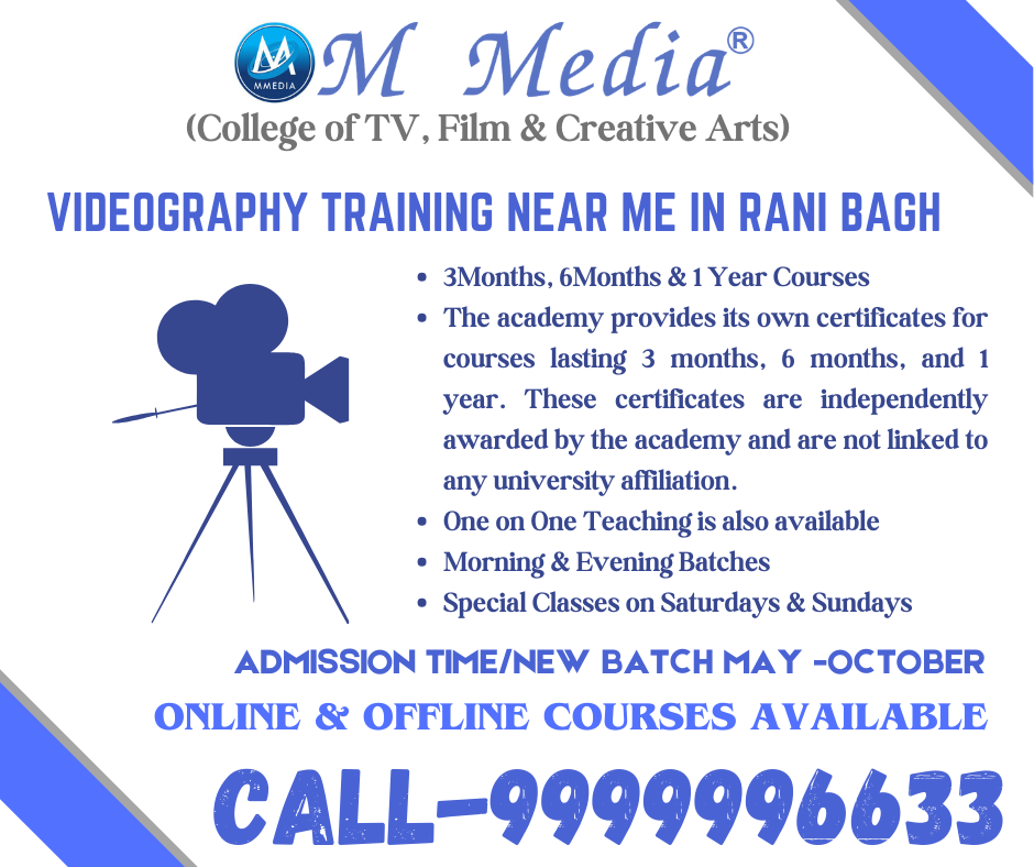 Videography Training Near Me In Rani Bagh