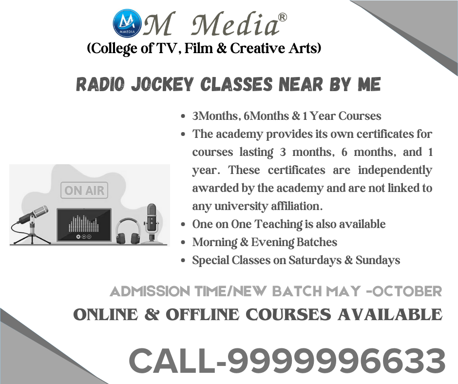 Radio Jockey Classes Near By Me