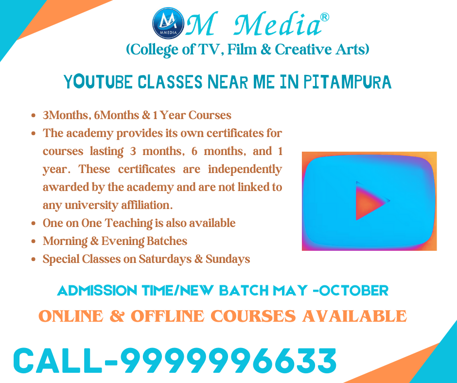 Youtube Classes Near Me In Pitampura