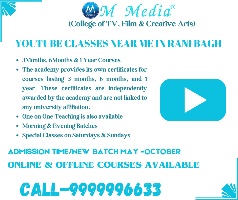 Youtube Classes Near Me In Rani Bagh