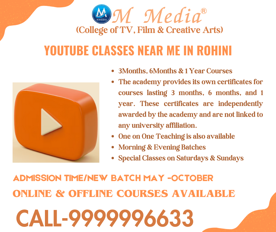 Youtube Classes Near Me In Rohini