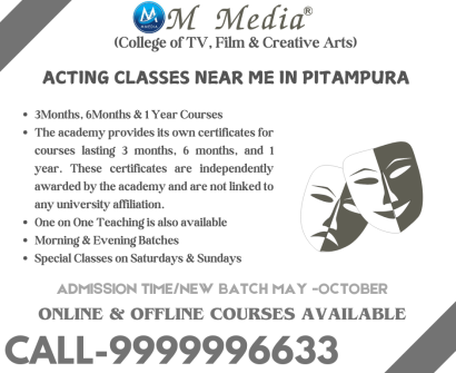 Acting Classes Near Me In Pitampura