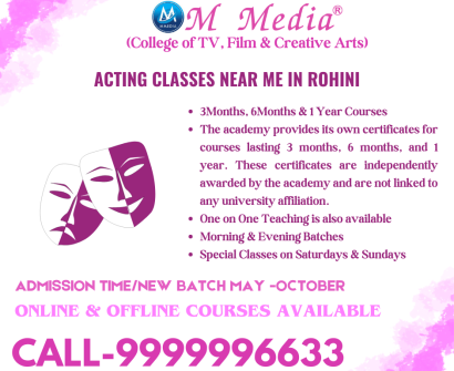 Acting Classes Near Me In Rohini