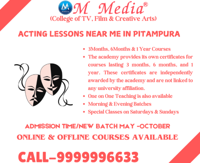 Acting Lessons Near Me In Pitampura