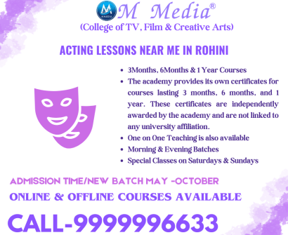 Acting Lessons Near Me In Rohini