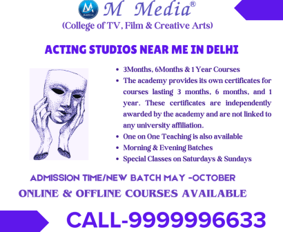 Acting Studios Near Me In Delhi