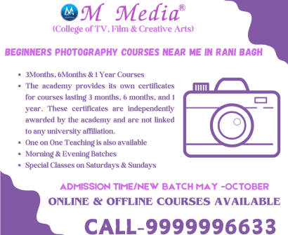 Beginner Photography Courses Near Me In Rani Bagh