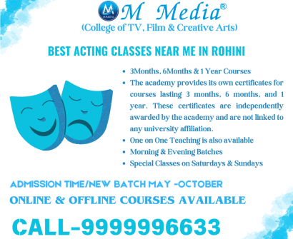 Best Acting Classes Near Me In Rohini