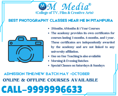 Best Photography Classes Near Me In Pitampura