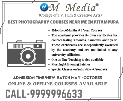 Best Photography Courses Near Me In Pitampura