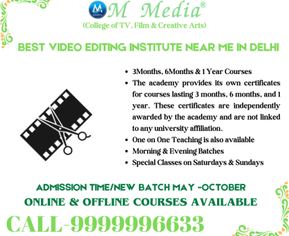 Best Video Editing Institute Near Me In Delhi