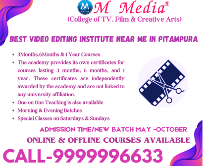 Best Video Editing Institute Near Me In Pitampura