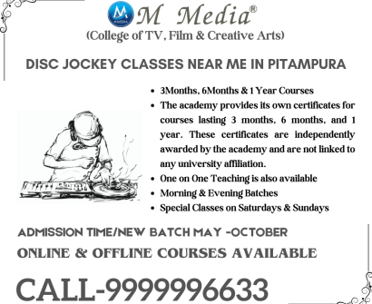 Disc Jockey Classes Near Me In Pitampura