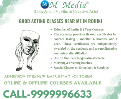 Good Acting Classes Near Me In Rohini