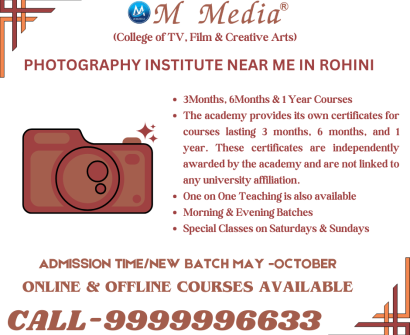 Photography Institute Near Me In Delhi