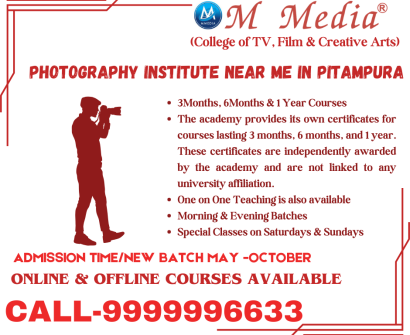 Photography Institute Near Me In Pitampura