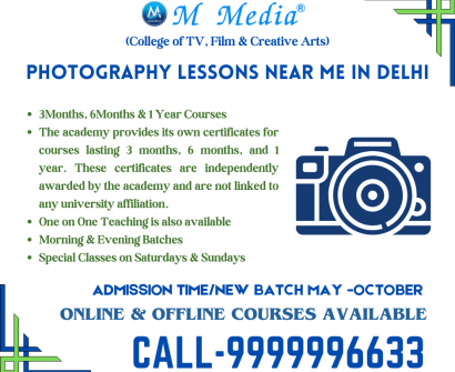 Photography Lessons Near Me In Delhi