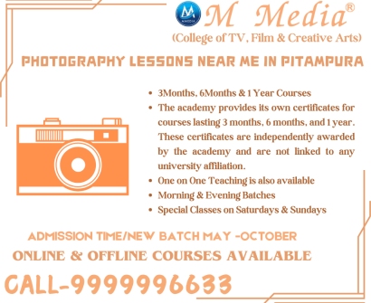 Photography Lessons Near Me In Pitampura