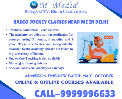 Radio Jockey Classes Near Me In Delhi