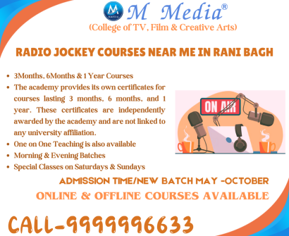 Radio Jockey Courses Near Me In Rani Bagh