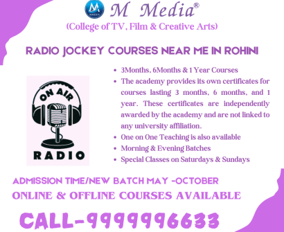 Radio Jockey Course Near Me In Rohini