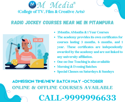 Radio Jockey Courses Near Me In Pitampura