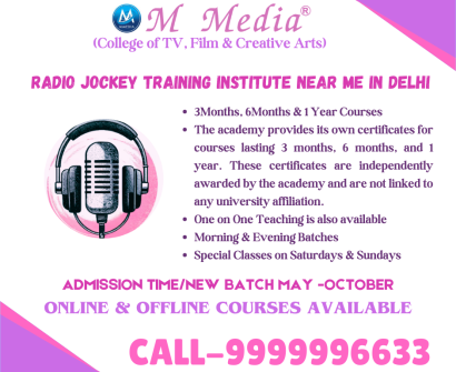 Radio Jockey Training Institute Near Me In Delhi