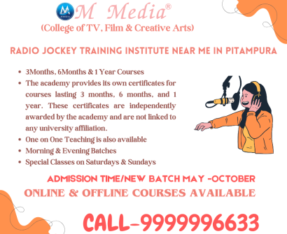 Radio Jockey Training Institute Near Me In Delhi