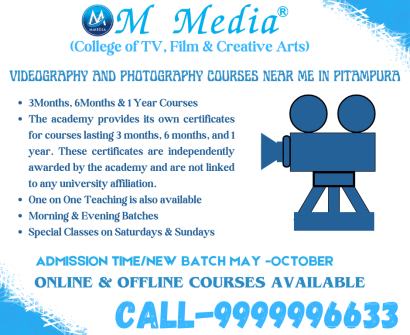 Videography & Photography Course Near Me In Pitampura