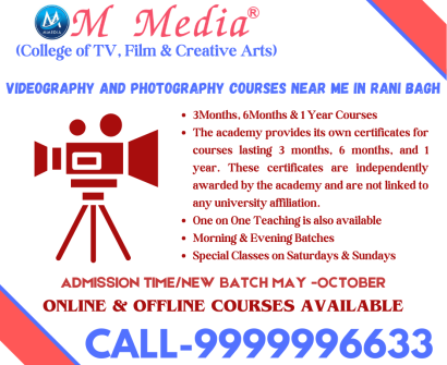 Videography & Photography Courses Near Me In Rani Bagh