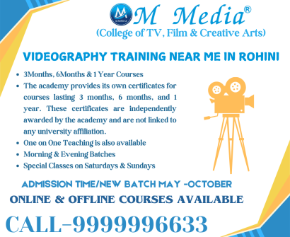 Videography Training Near Me In Rohini