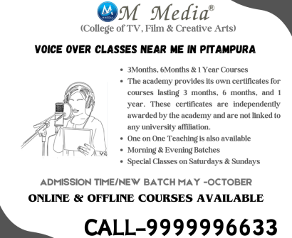 Voice Over Classes Near Me In Pitampura