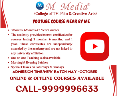 Youtube Course Near By Me