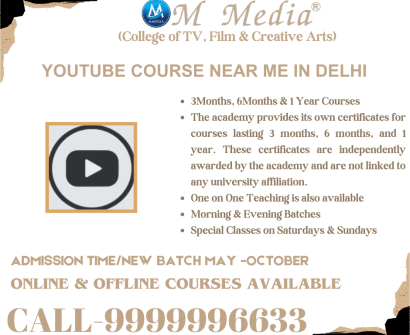 Youtube Course Near Me In Delhi