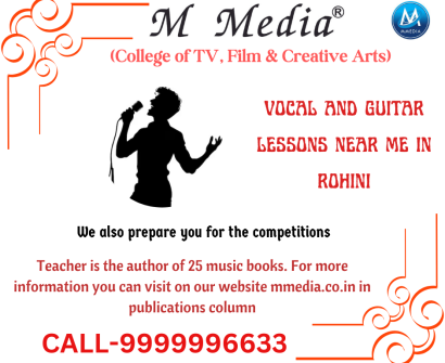 Vocal And Guitar Lessons Near Me In Rohini